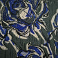 Europäische Schule (XX) Stillleben mit zwei Rosen in Blau 29x36 cm