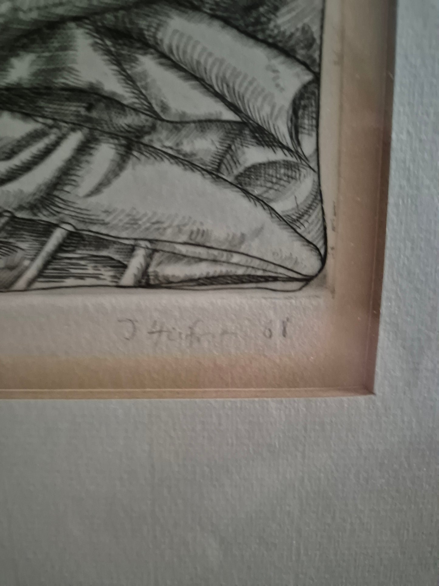 Original Radierung (1968) Porträt Handsigniert Nummeriert 51/100