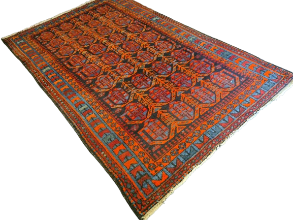 Perserteppich Orientteppich Handgeknüpfter Malaya antik fein 213x134cm