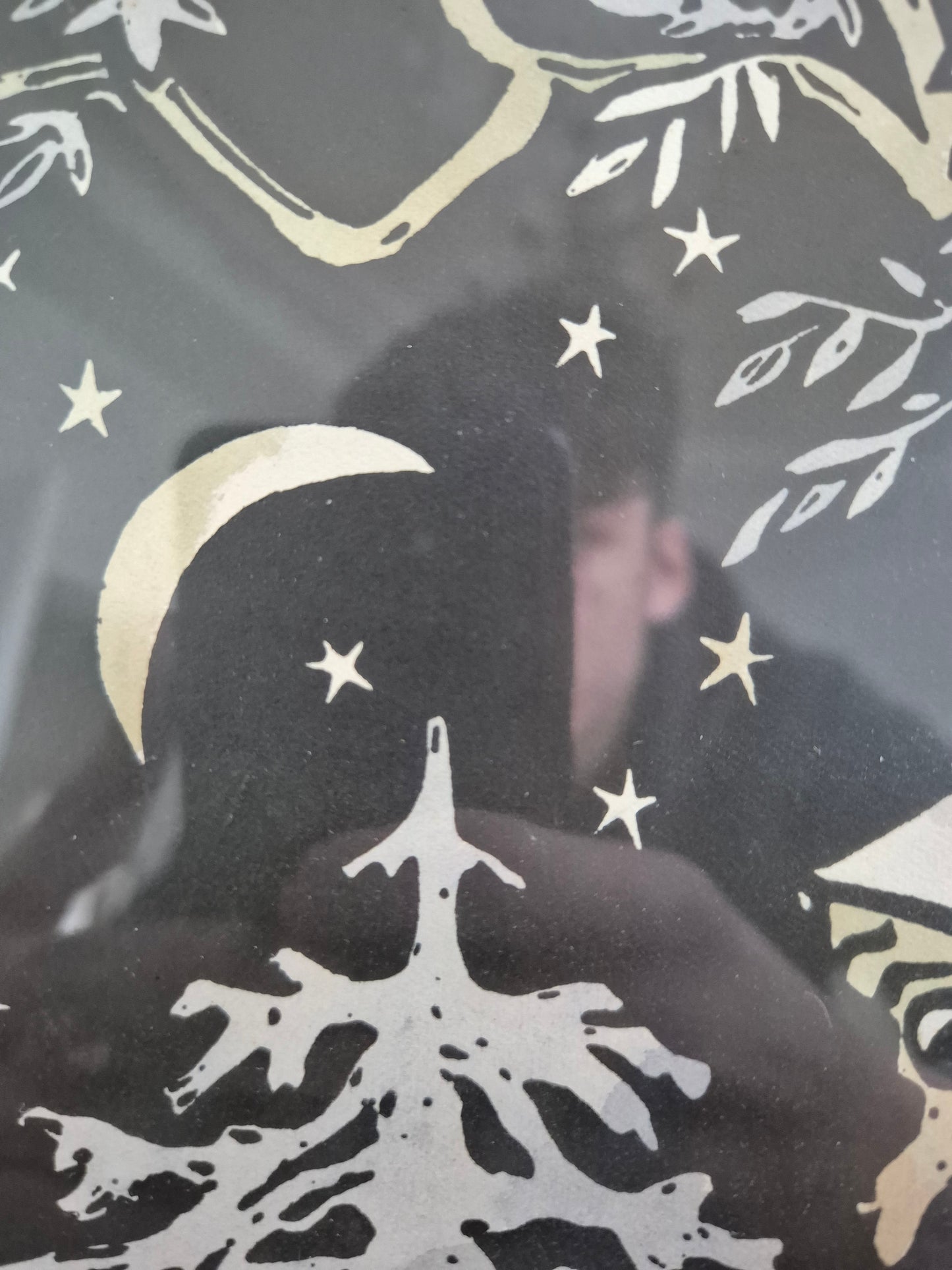 Hänsel und Gretel Original Holzschnitt Handsigniert 38x44cm