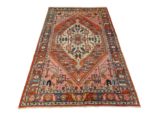 Perserteppich Orientteppich Handgeknüpfter Teppich Malaya antik 220x138cm