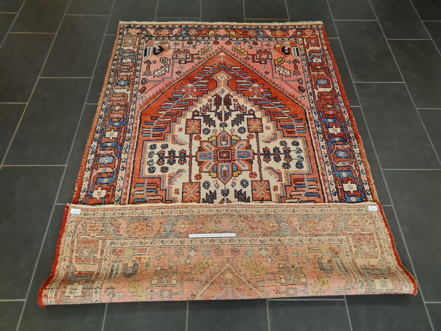 Perserteppich Orientteppich Handgeknüpfter Teppich Malaya antik 220x138cm