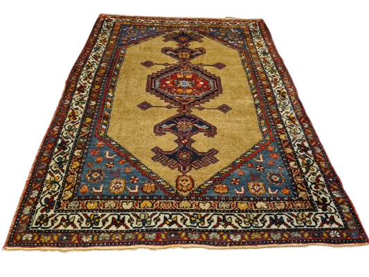 Perserteppich Orientteppich Handgeknüpfter Teppich Malaya antik 196x144cm