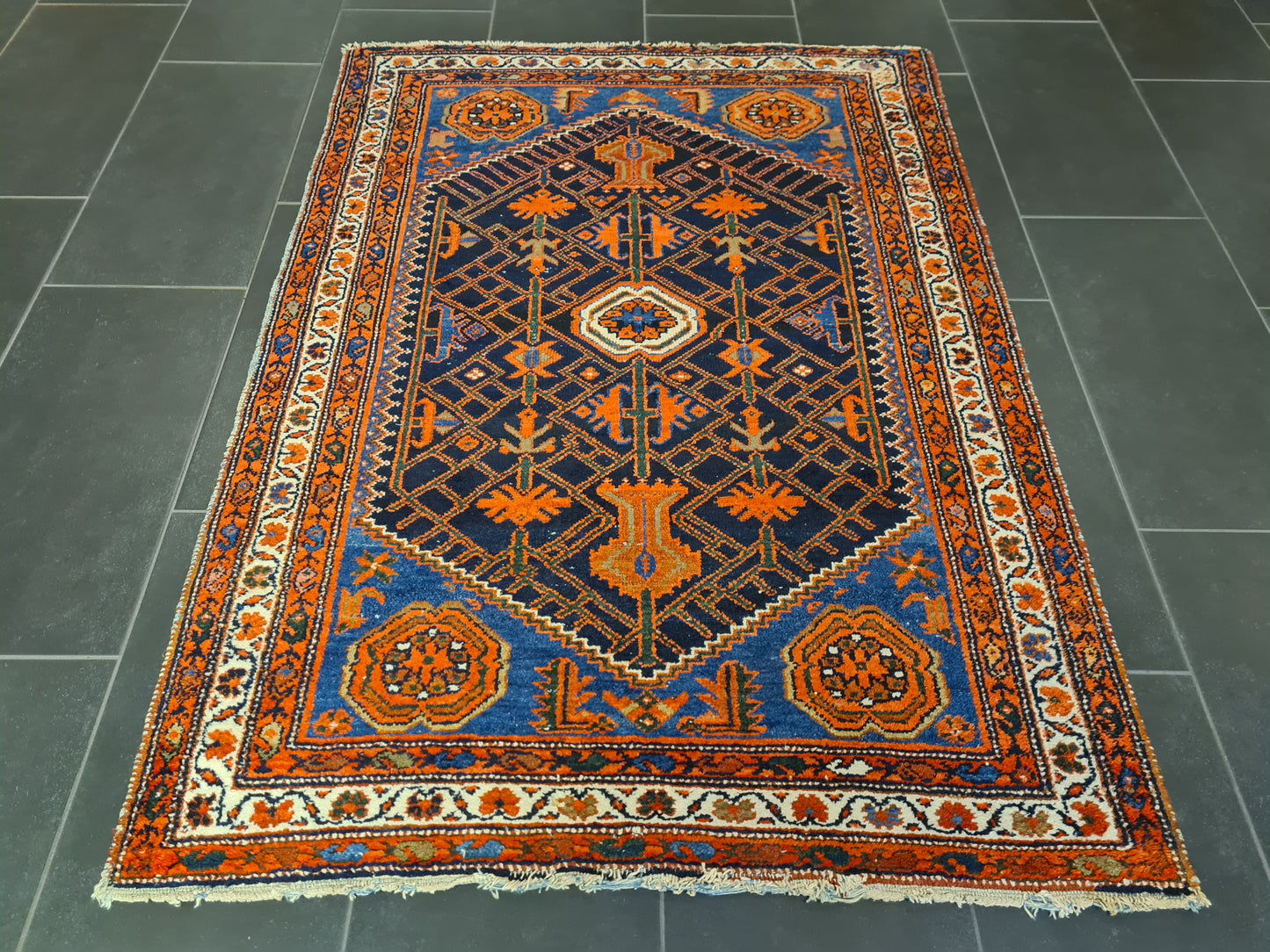 Perserteppich Orientteppich Handgeknüpfter Malaya antik fein 152x110cm