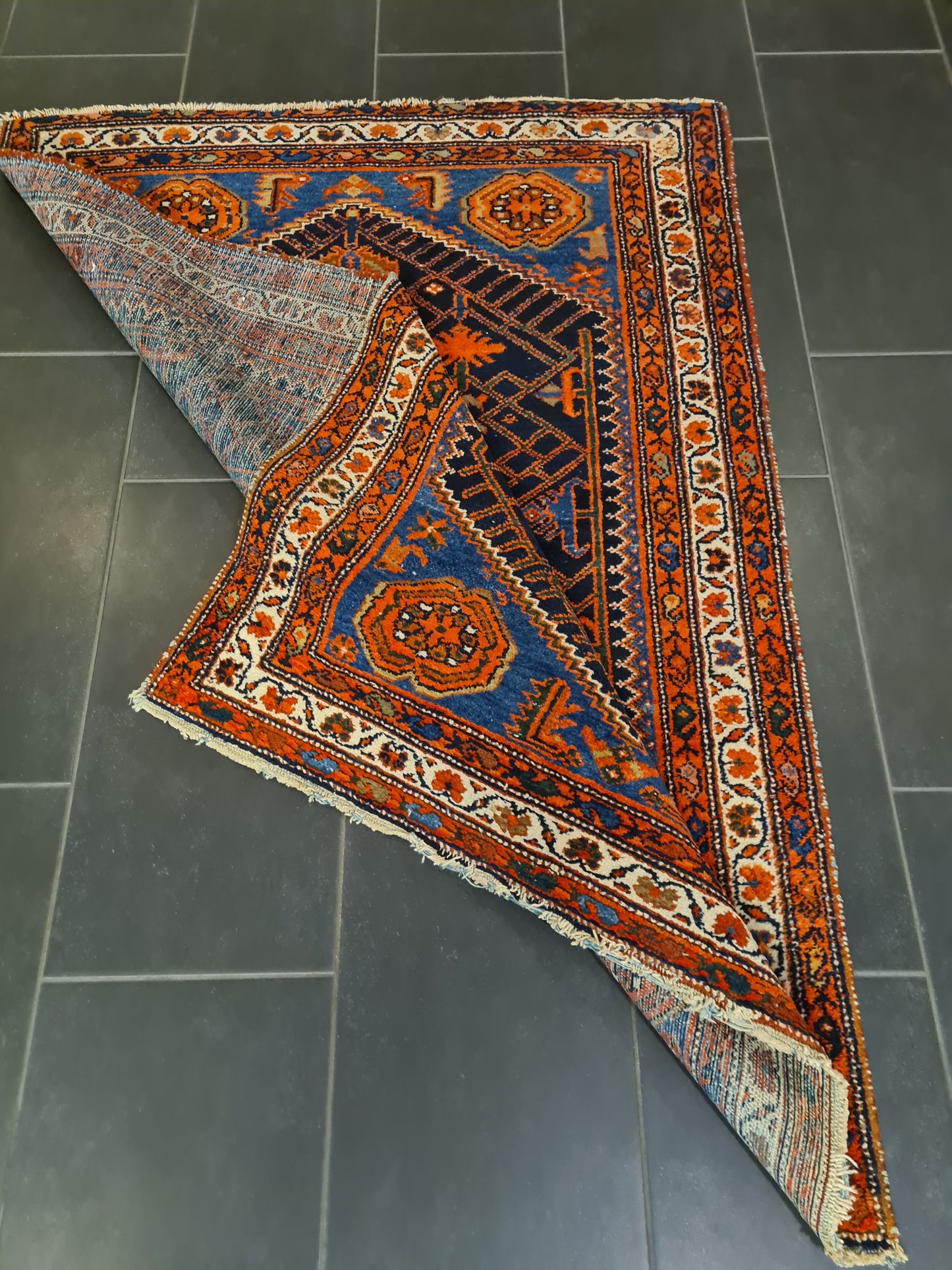 Perserteppich Orientteppich Handgeknüpfter Malaya antik fein 152x110cm