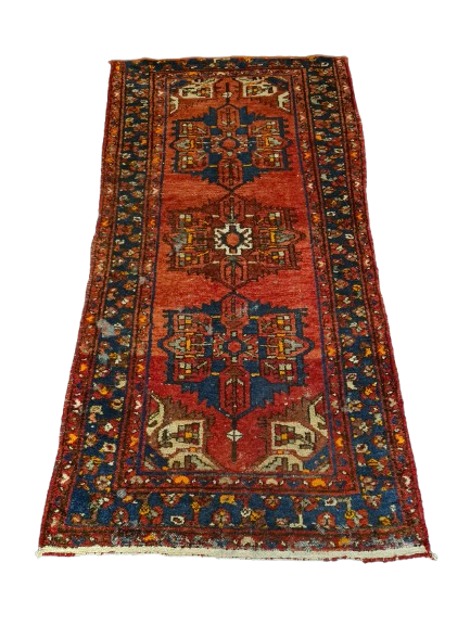 Perserteppich Orientteppich Handgeknüpfter Teppich Malaya antik 187x101cm