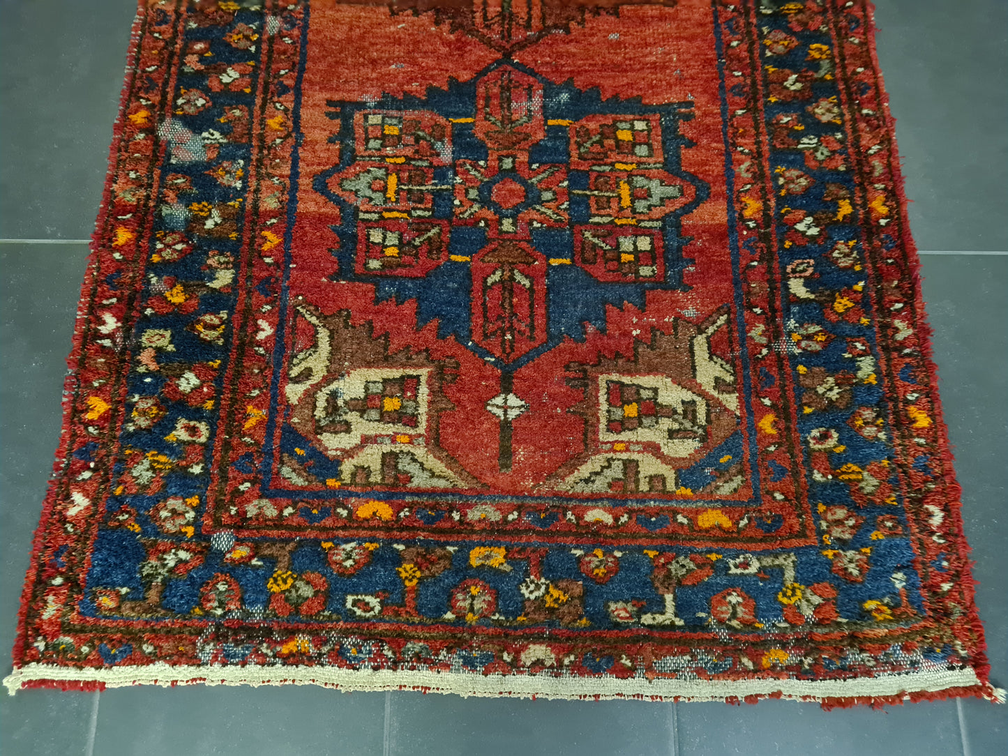 Perserteppich Orientteppich Handgeknüpfter Teppich Malaya antik 187x101cm