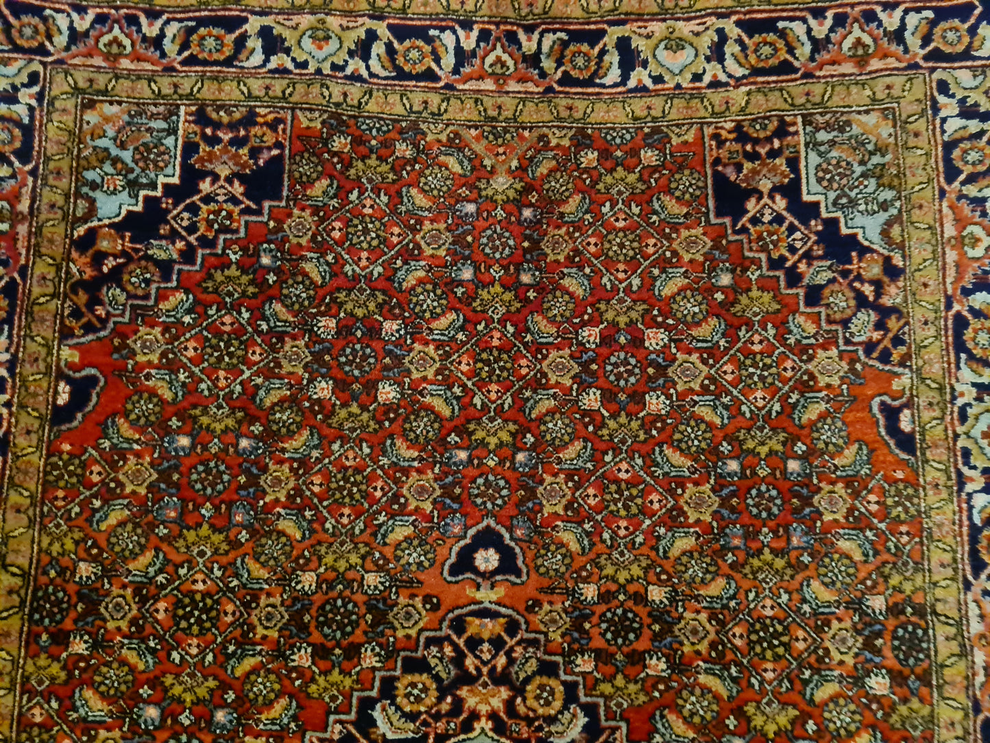 Perserteppich Orientteppich Handgeknüpfter Teppich Bidjar 183x115cm