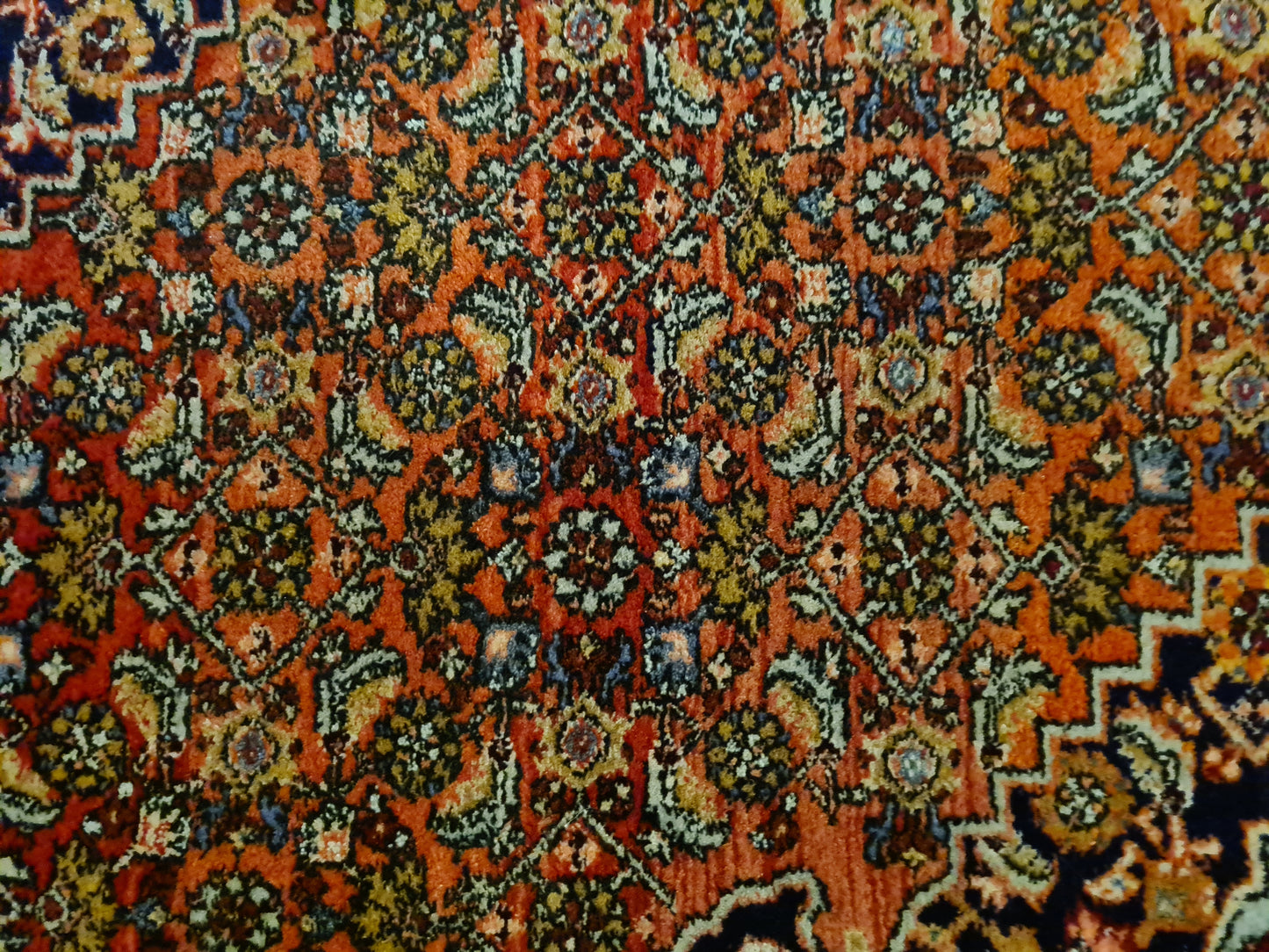 Perserteppich Orientteppich Handgeknüpfter Teppich Bidjar 183x115cm