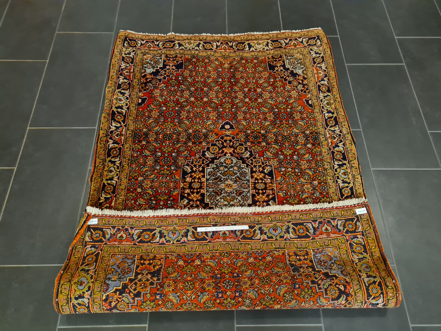 Perserteppich Orientteppich Handgeknüpfter Teppich Bidjar 183x115cm