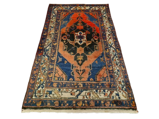 Perserteppich Orientteppich Handgeknüpfter Malaya Teppich antik fein 215x126cm