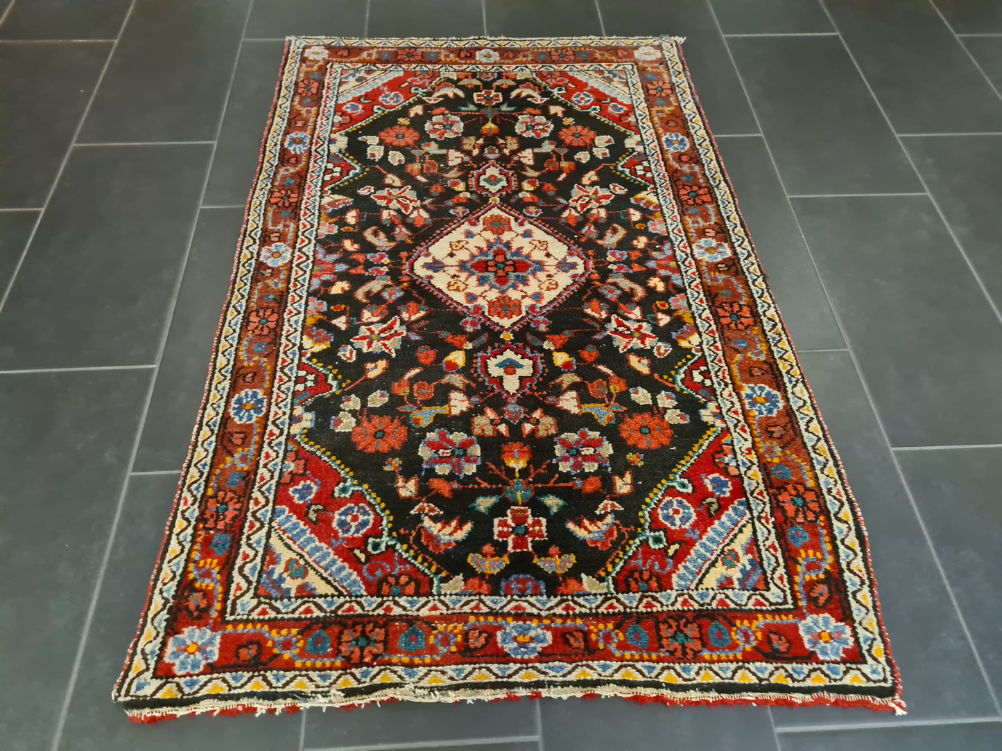 Orientteppich Perserteppich Handgeknüpfter Sarough Hamedan 156x103cm