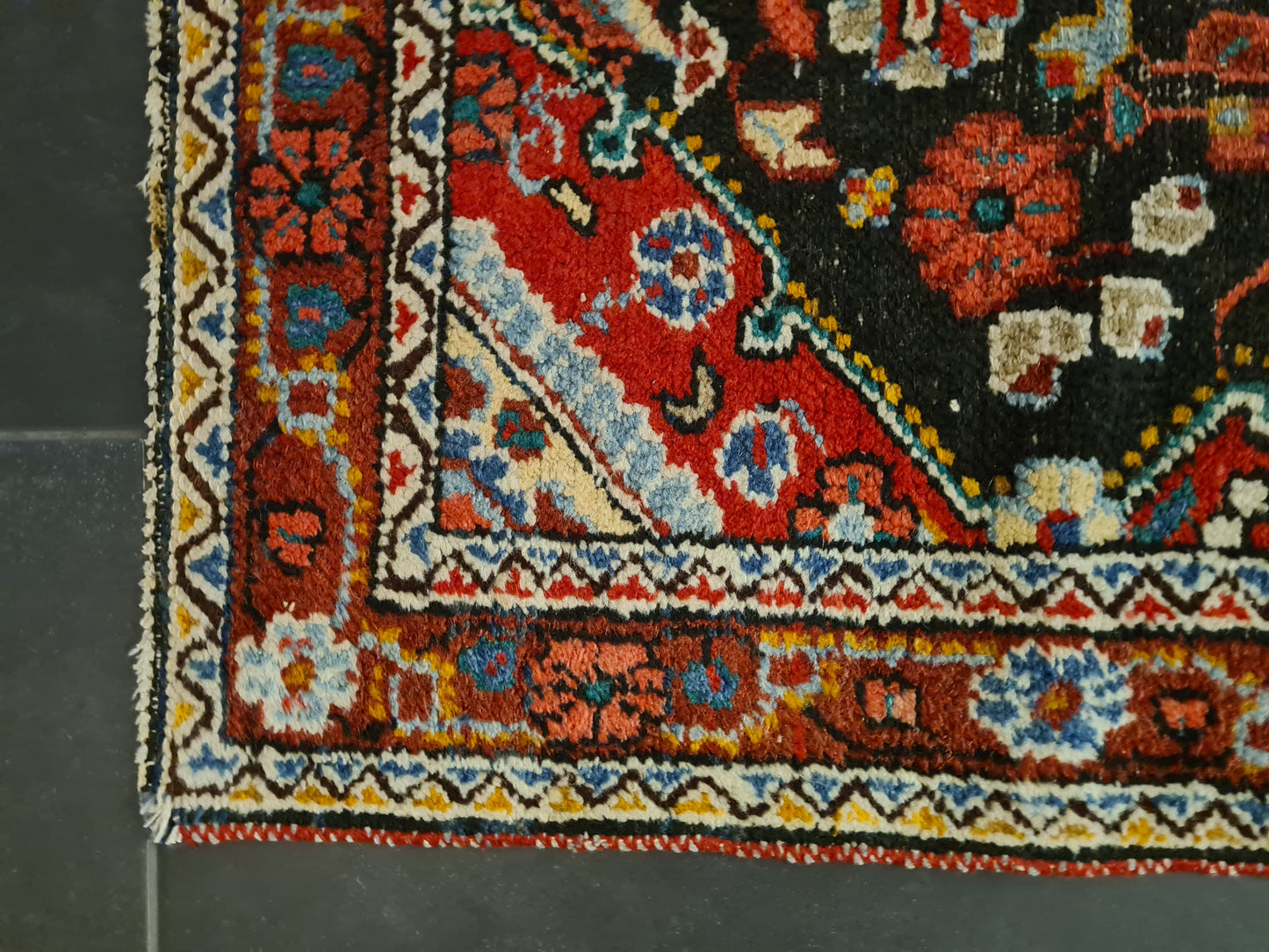 Orientteppich Perserteppich Handgeknüpfter Sarough Hamedan 156x103cm