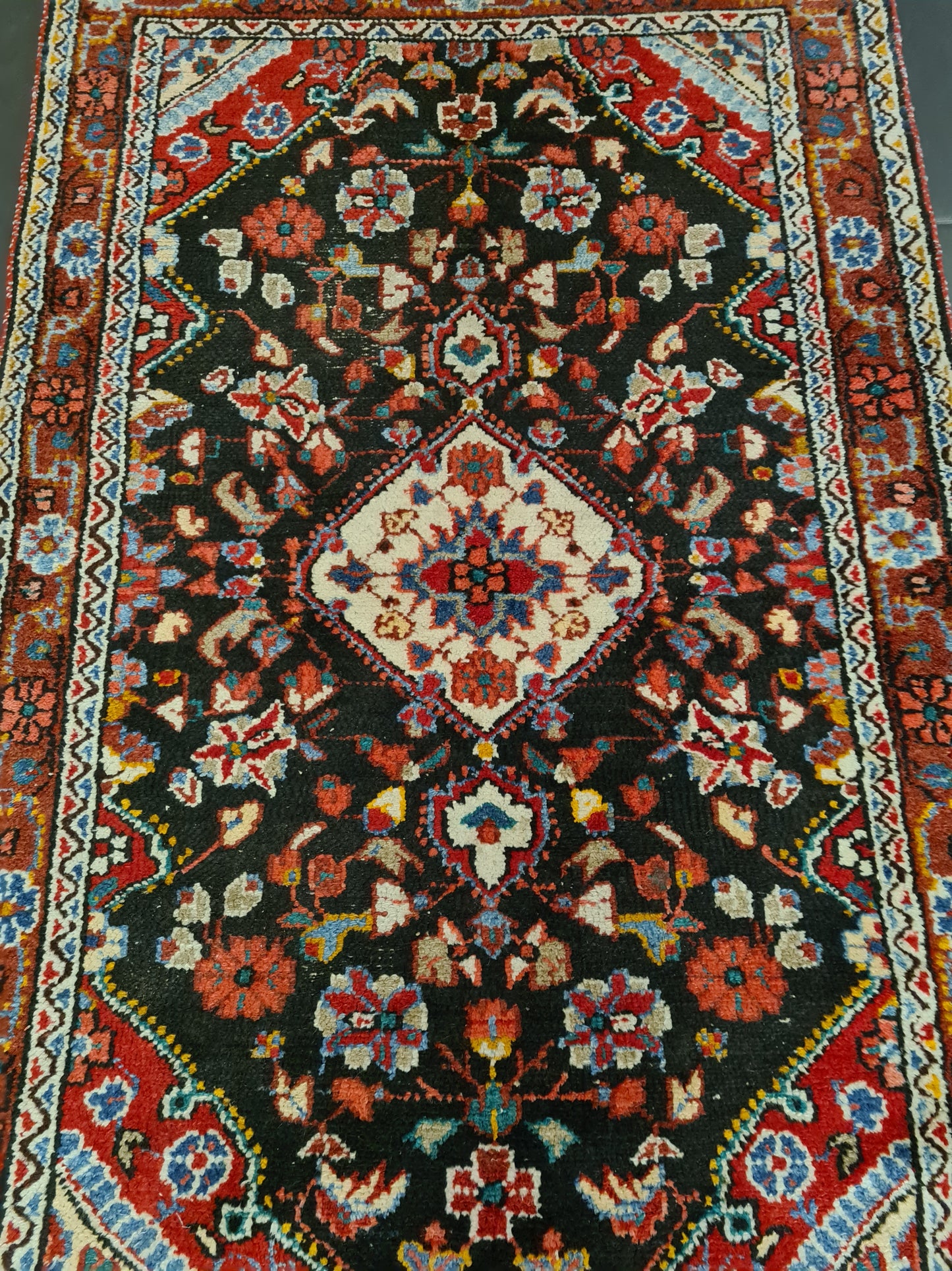 Orientteppich Perserteppich Handgeknüpfter Sarough Hamedan 156x103cm