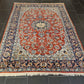 Perserteppich Orientteppich Handgeknüpfter Teppich Isfahan fein 212x155cm