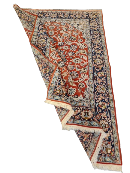 Perserteppich Orientteppich Handgeknüpfter Teppich Isfahan fein 212x155cm