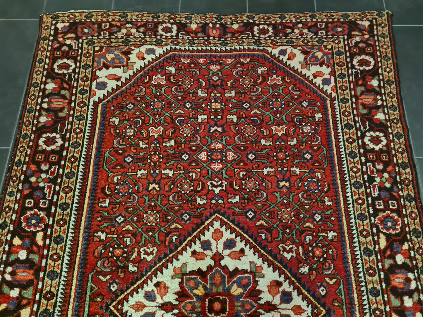 Perserteppich Orientteppich Handgeknüpfter Teppich Malaya antik 239x147cm