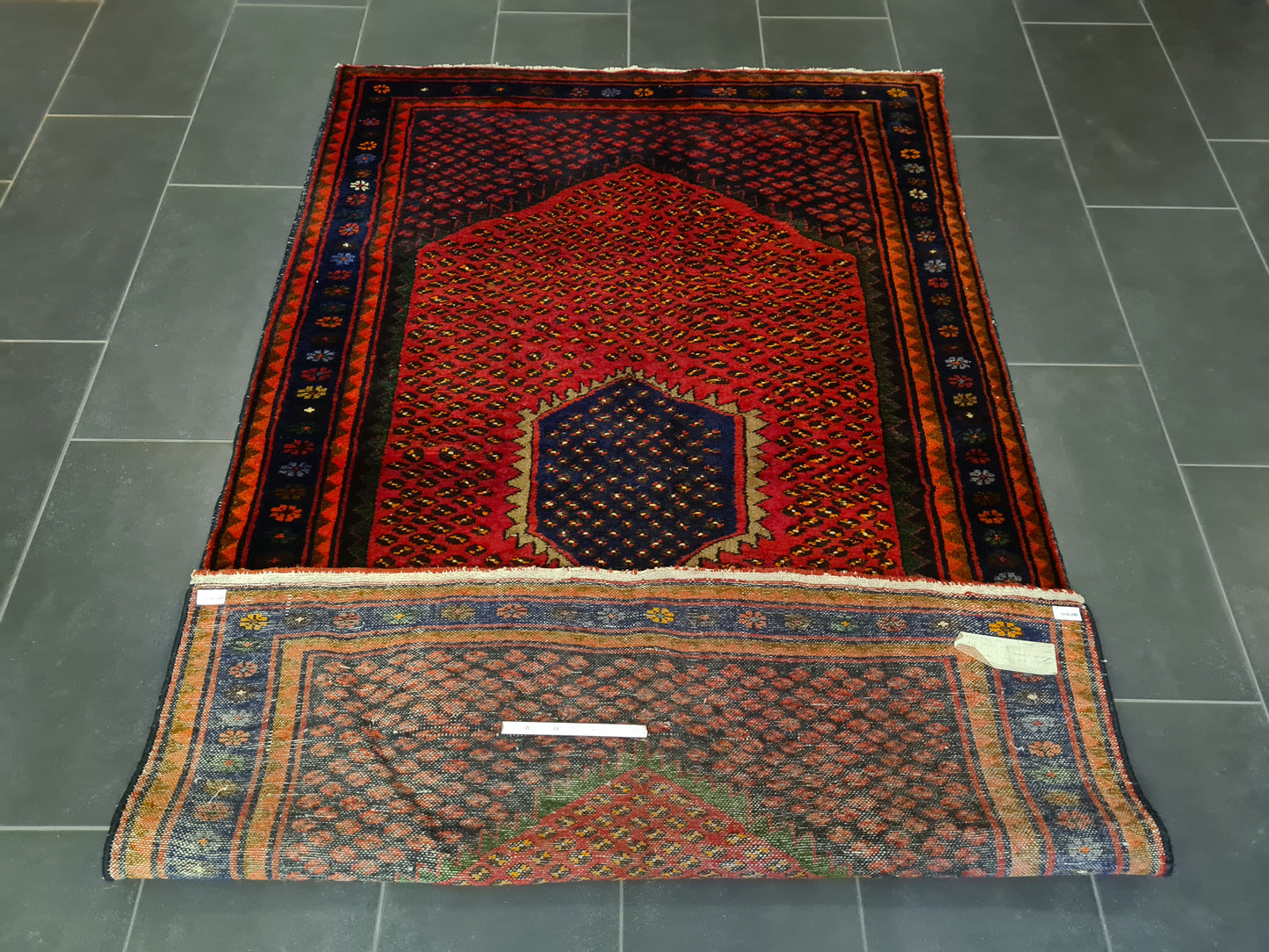 Perserteppich Orientteppich Handgeknüpfter Teppich Malaya antik 210x130cm