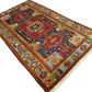 Perserteppich Orientteppich Handgeknüpfter Teppich Hamedan antik 218x130cm