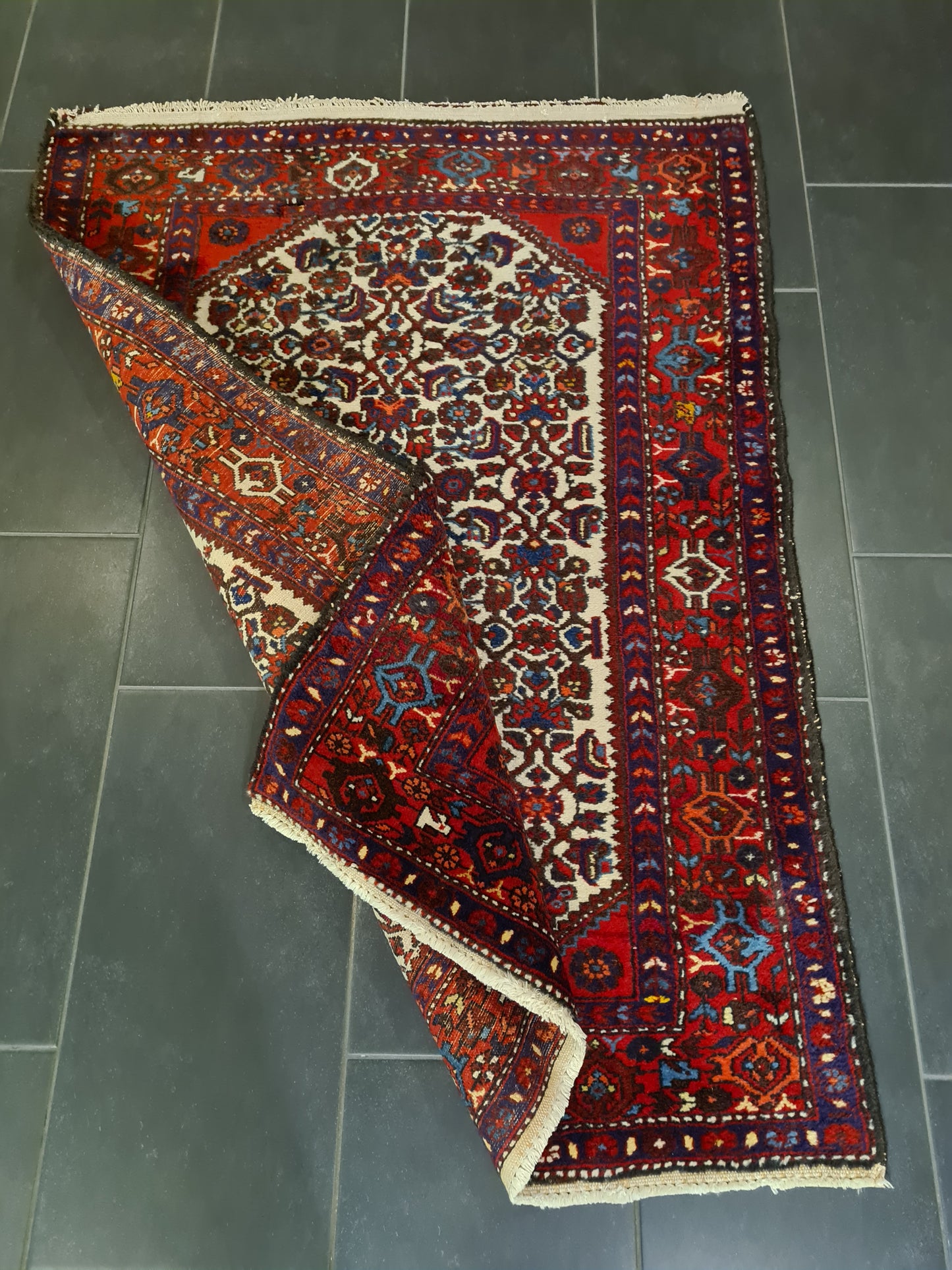 Perserteppich Orientteppich Handgeknüpfter Teppich Malaya antik 147x103cm