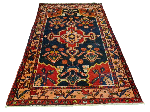 Perserteppich Orientteppich Handgeknüpfter Teppich Malaya antik 205x130cm