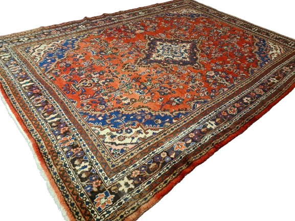 Perserteppich Orientteppich Handgeknüpfter Teppich Sarough Hamedan 370x260cm