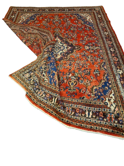 Perserteppich Orientteppich Handgeknüpfter Teppich Sarough Hamedan 370x260cm