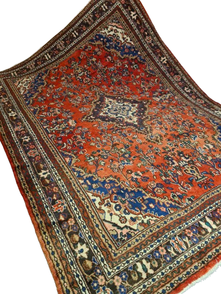 Perserteppich Orientteppich Handgeknüpfter Teppich Sarough Hamedan 370x260cm