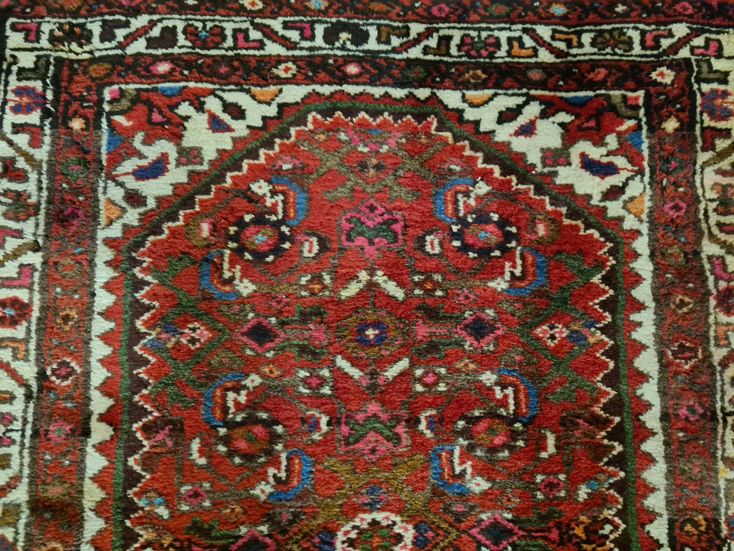 Perserteppich Orientteppich Handgeknüpfter Teppich Malaya Läufer 367x89cm