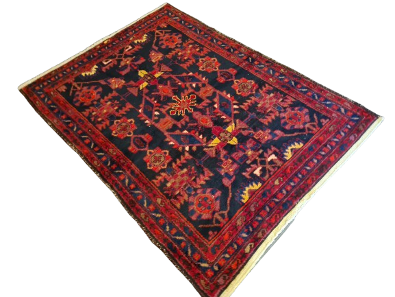 Perserteppich Orientteppich Handgeknüpfter Teppich Malaya antik 160x114cm