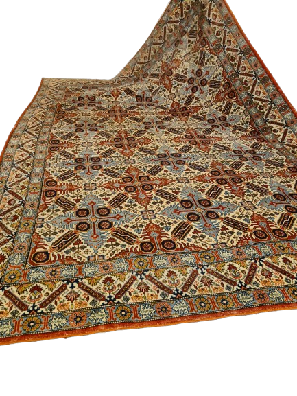 Perserteppich Orientteppich Handgeknüpfter Teppich Ghoum Sammlerstück 327x226cm