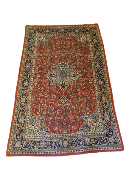 Perserteppich Orientteppich Handgeknüpfter Teppich Sarough fein 203x134cm