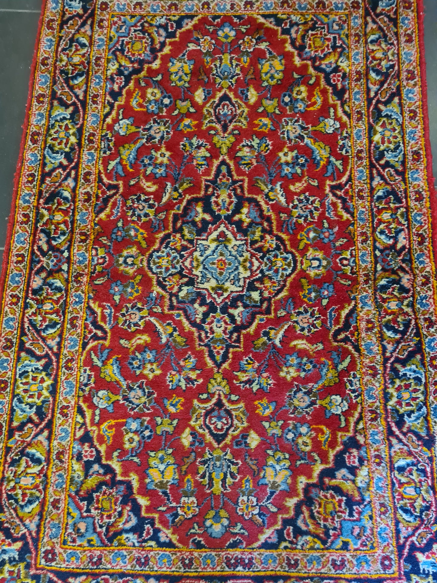 Perserteppich Orientteppich Handgeknüpfter Teppich Keshan fein 160x99cm