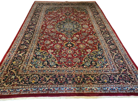 Perserteppich Orientteppich Handgeknüpfter Teppich Meshad fein 314x207cm