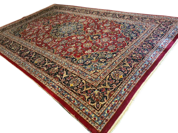 Perserteppich Orientteppich Handgeknüpfter Teppich Meshad fein 314x207cm