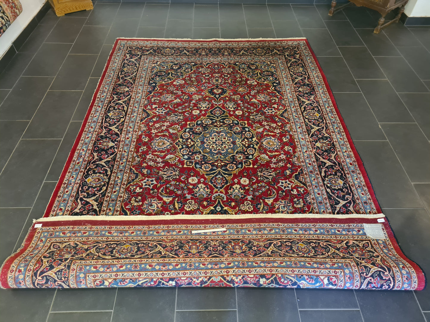 Perserteppich Orientteppich Handgeknüpfter Teppich Meshad fein 314x207cm