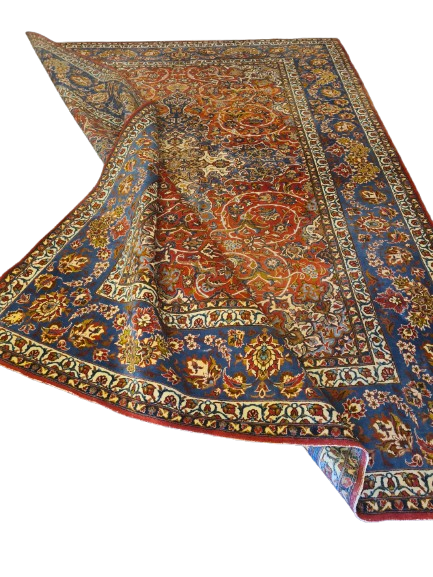 Perserteppich Orientteppich Handgeknüpfter Teppich Isfahan Najafabad 370x263cm