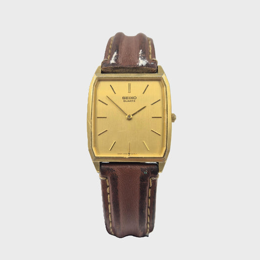 Seiko Quartz Uhr – Klassische Eleganz im Gold-Design