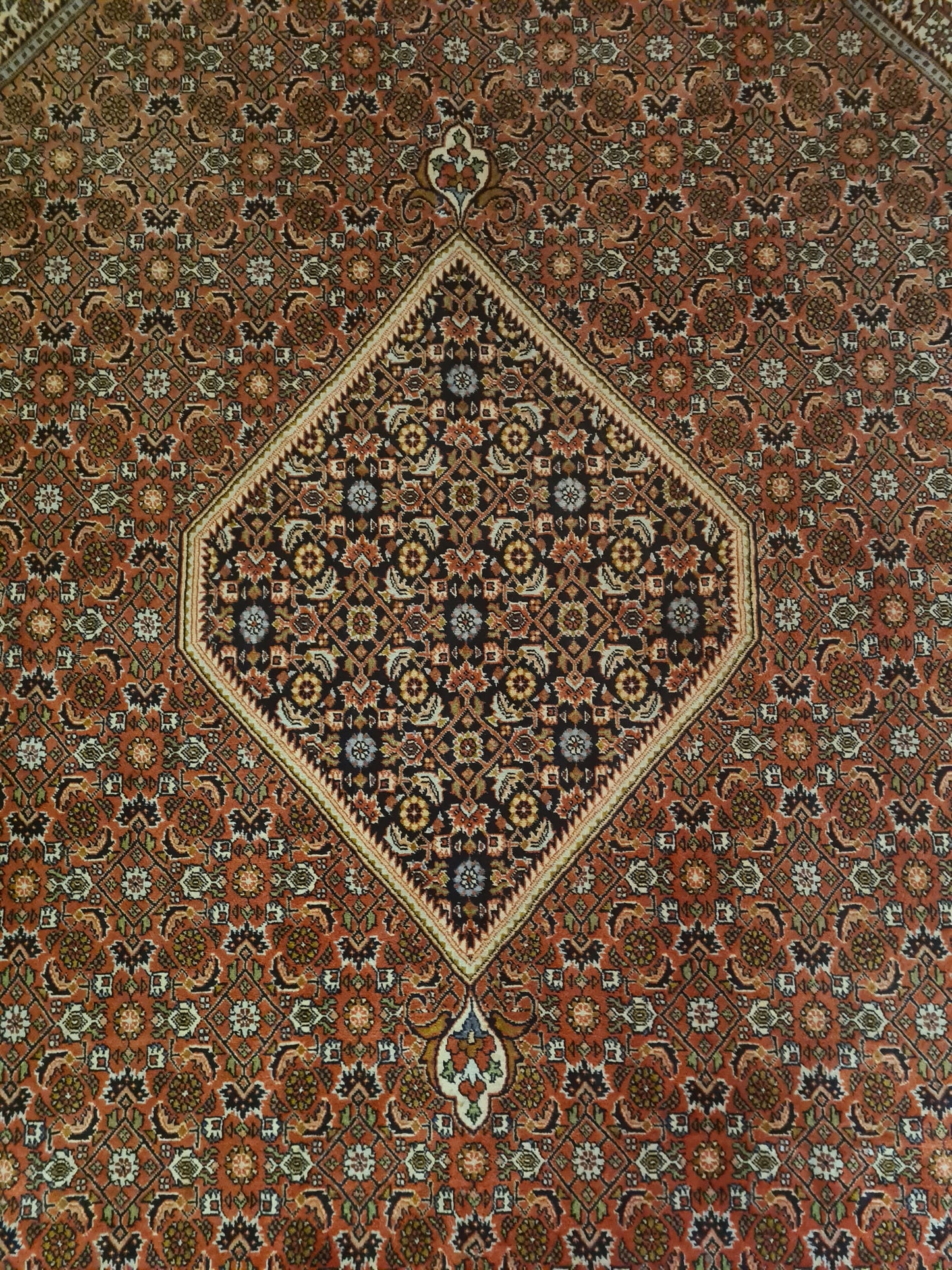 Perserteppich Orientteppich Handgeknüpfter Teppich Bidjar 354x247cm