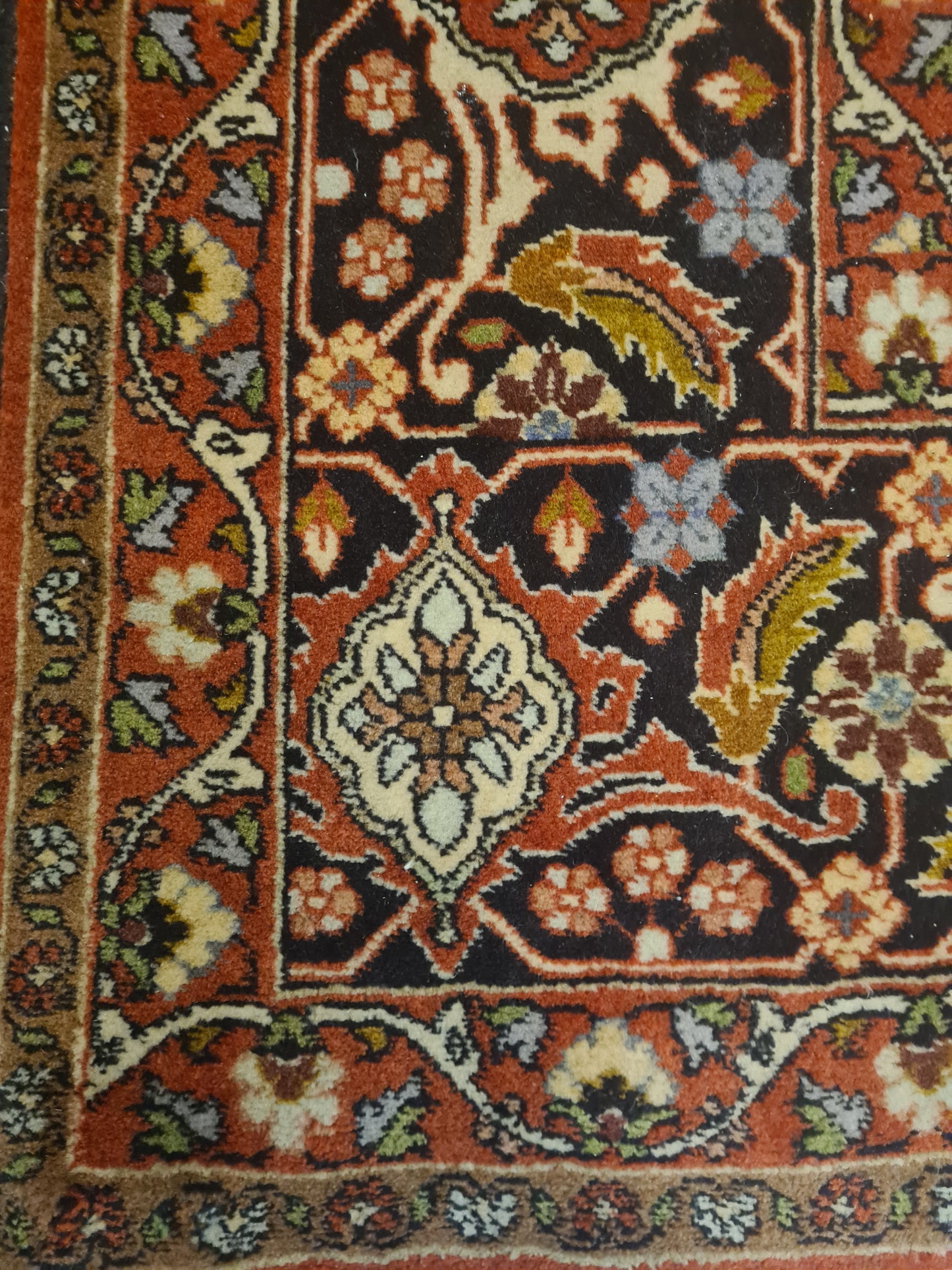 Perserteppich Orientteppich Handgeknüpfter Teppich Bidjar 354x247cm