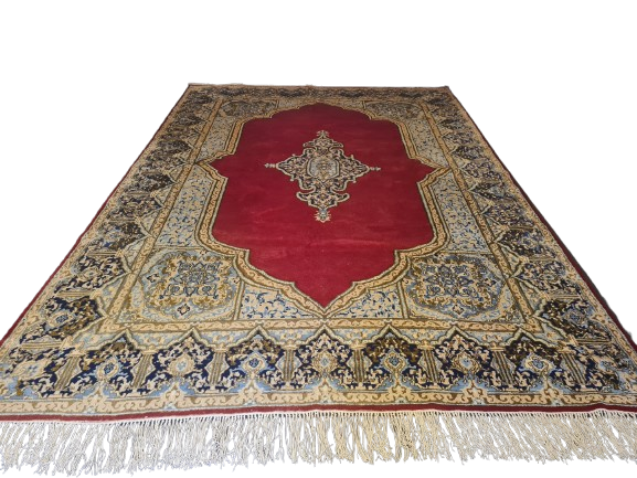 Perserteppich Orientteppich Handgeknüpfter Teppich Kirman Royal 385x270cm