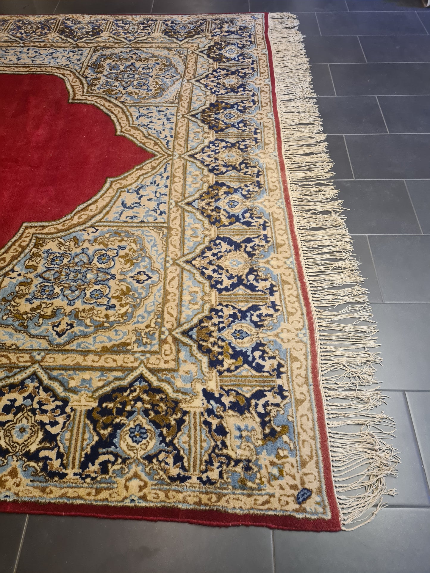 Perserteppich Orientteppich Handgeknüpfter Teppich Kirman Royal 385x270cm