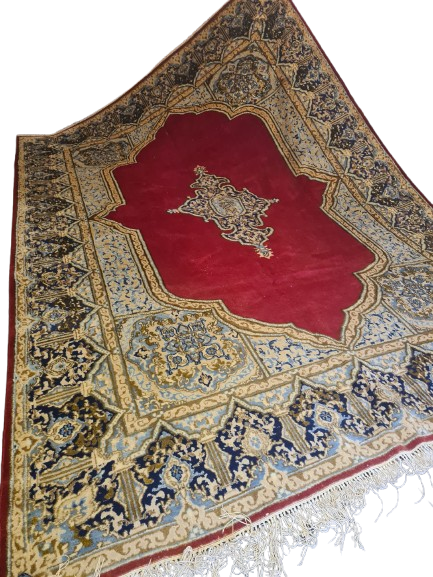 Perserteppich Orientteppich Handgeknüpfter Teppich Kirman Royal 385x270cm