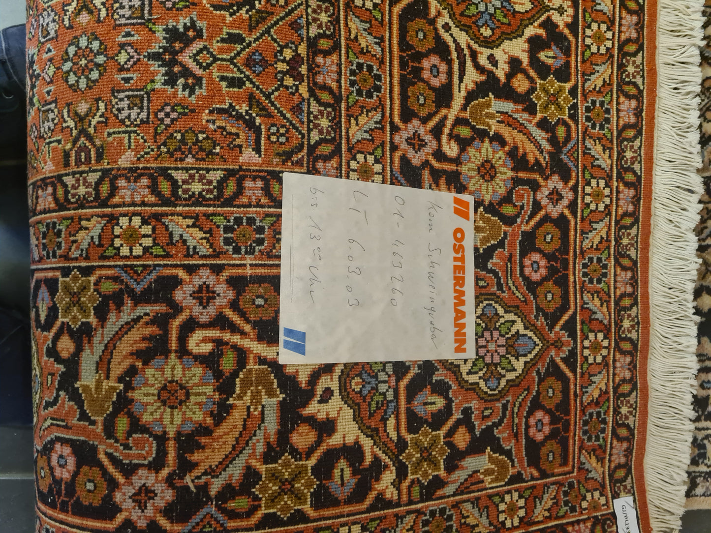 Perserteppich Orientteppich Handgeknüpfter Teppich Bidjar fein 300x245cm