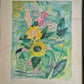 Marie Kate Dahl (XX) Serigraphie Blumenstillleben Auflage 220/300