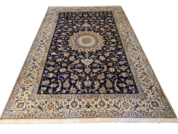 Perserteppich Orientteppich Handgeknüpfter Teppich Nain Royal 310x205cm