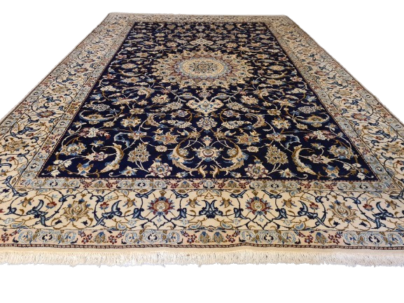 Perserteppich Orientteppich Handgeknüpfter Teppich Nain Royal 310x205cm