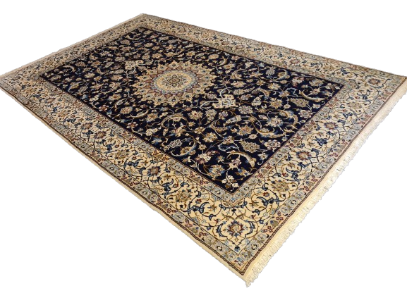 Perserteppich Orientteppich Handgeknüpfter Teppich Nain Royal 310x205cm