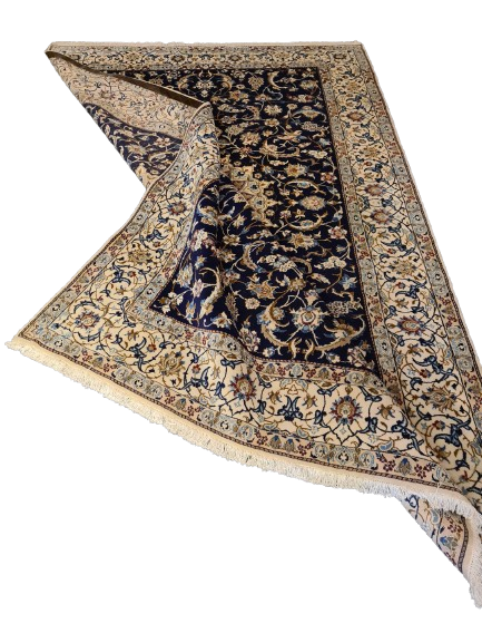 Perserteppich Orientteppich Handgeknüpfter Teppich Nain Royal 310x205cm