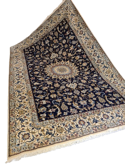 Perserteppich Orientteppich Handgeknüpfter Teppich Nain Royal 310x205cm